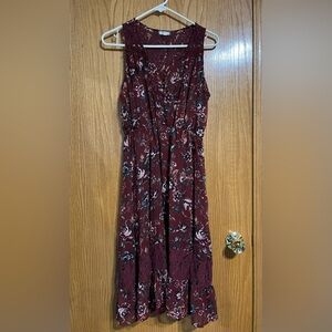 Eyeshadow sleeveless dress